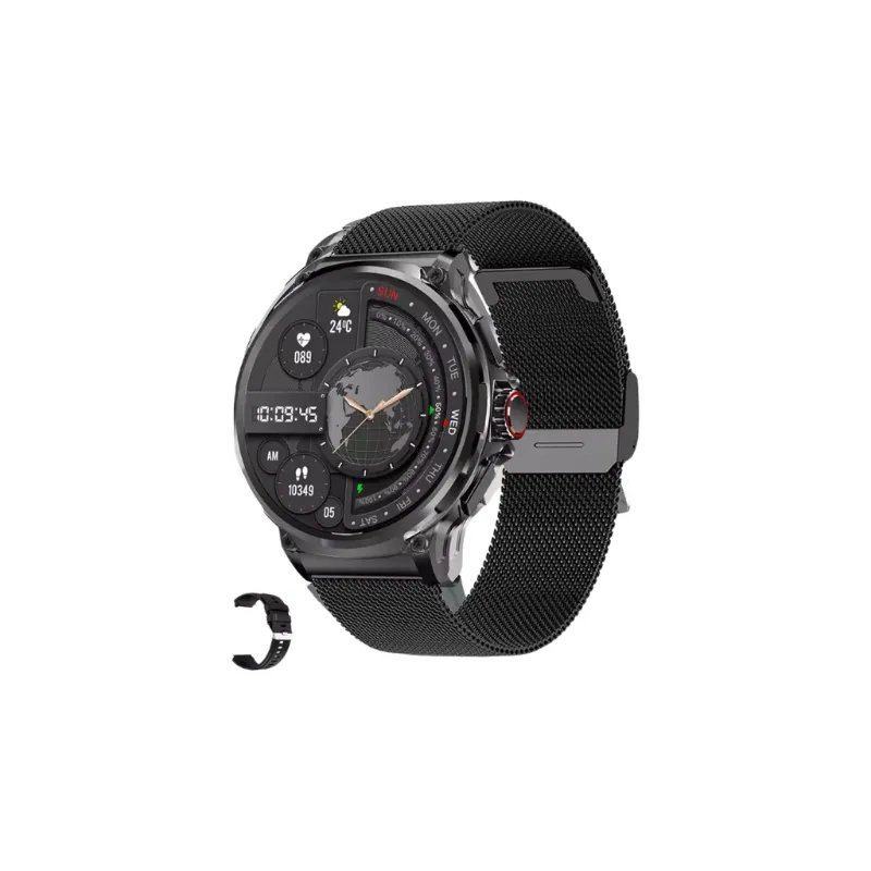 Black mesh belt