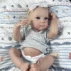 Silicone Vinyl Reborn Doll – Realistic 18" Bettie Baby - A close-up of a lifelike doll with hand-painted details, soft silicone vinyl material, and a realistic newborn appearance.
