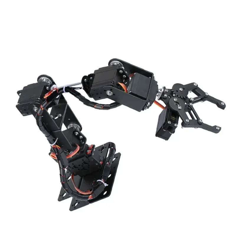 Arduino connected to 6 DOF Robot Arm for programming control