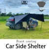 Bat Shape Car Side Awning – Waterproof tarp shelter for SUVs and vans