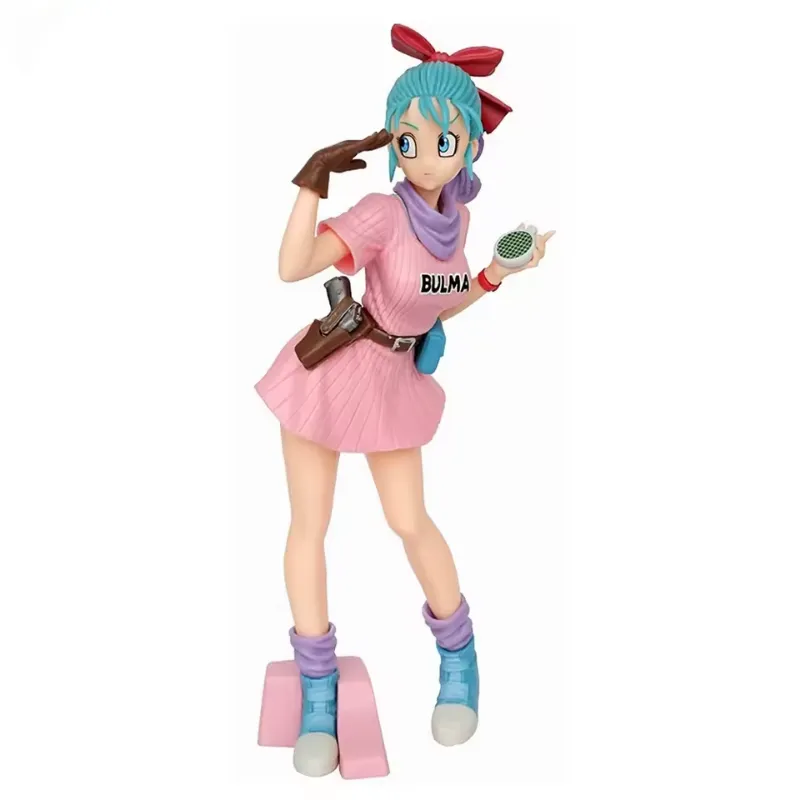 Dragon Ball Bulma Figure – Front View Showcasing Her Confident Pose.
