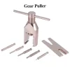 RC Motor Pinion Gear Puller tool for RC motor maintenance, made from high-quality metal for durability.