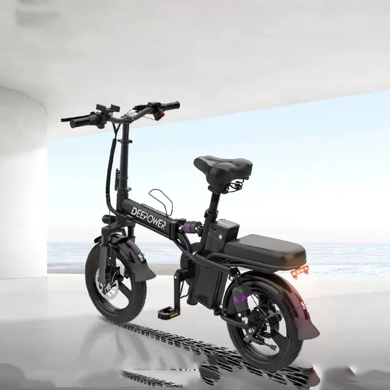 IDOTATA Electric Bike 48V 10Ah Foldable Urban Commuter Ebike with 400W Motor for Adults