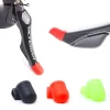 RISK Silicone Bicycle Shift Handle Cover for Shimano - Close-up of the cover on a bike lever