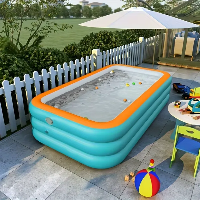 Easy Setup Family Pool – Inflatable Backyard Summer Water Toy