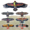 1.1m Eagle Kite soaring in the sky with a 30m line, featuring a realistic eagle design.