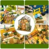 Doll Flower House Puzzle - In different sides