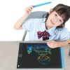 Erasable LCD Writing Tablet - A sleek LCD writing pad in use with a stylus, showing handwritten notes and drawings