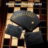 Black Gold Playing Cards - Luxury Waterproof Poker Deck for Magic and Game Enthusiasts