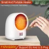 400W Mini Electric Heater - 2-Speed Quick Heating Home Heater