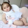 BZDOLL Realistic Reborn Baby - 24 Inch Soft Silicone Doll - A close-up of a lifelike doll with hand-painted details, soft silicone skin, and realistic proportions.