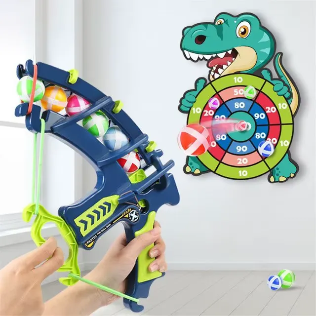 Montessori Throw Sport Slingshot – Fun & Interactive Sticky Ball Dartboard Game