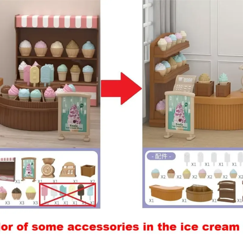 Shopping Games Dollhouse - Educational shopping-themed toy set for kids