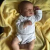 50CM LouLou Reborn Doll – Realistic Silicone Vinyl Baby Doll - A close-up of a lifelike doll with hand-painted details, soft silicone vinyl material, and a realistic newborn appearance.