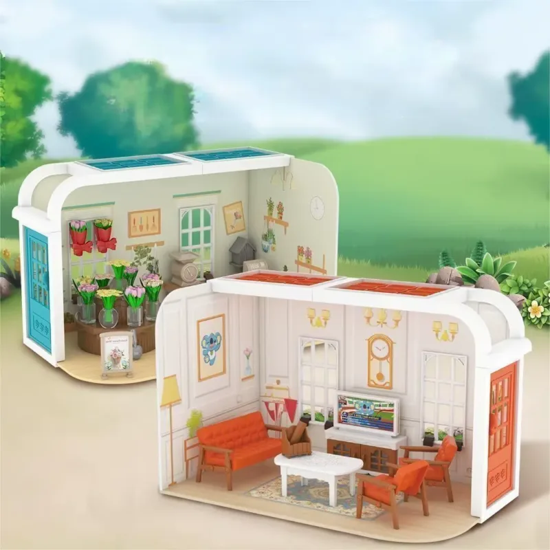 Shopping Games Dollhouse - Educational shopping-themed toy set for kids