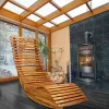 Acacia Wood Swinging Lounge Chair – Stylish and comfortable chair for outdoor and indoor relaxation