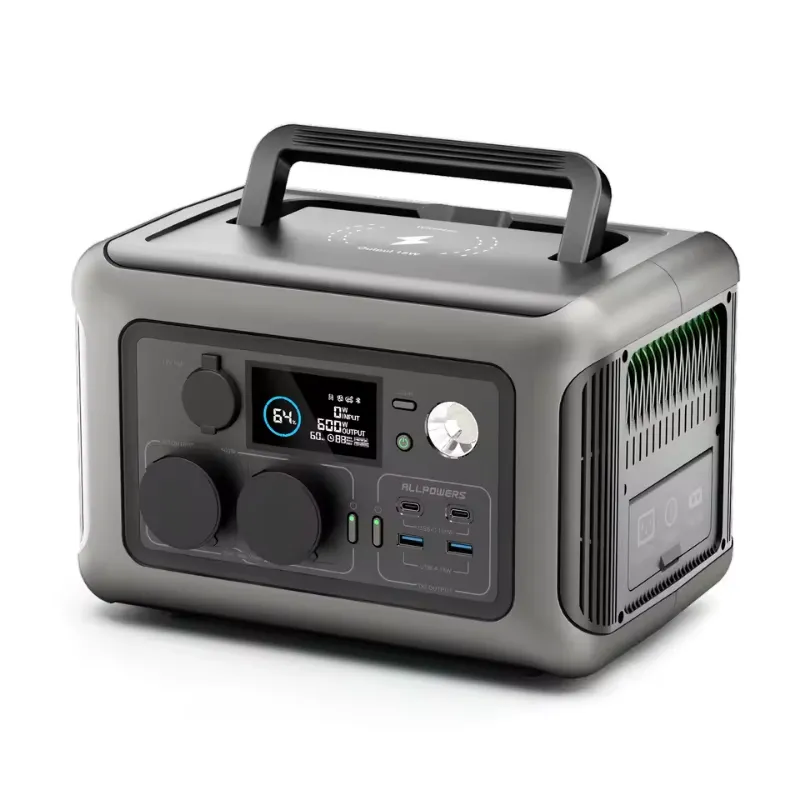 ALLPOWERS R600 Portable Power Station - 299Wh LiFePO4 Battery with 1200W AC Output for Camping & Emergencies
