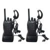 Baofeng BF-88E Walkie Talkie – 2PCS UHF, 16CH, Rechargeable with USB Charger & Headset