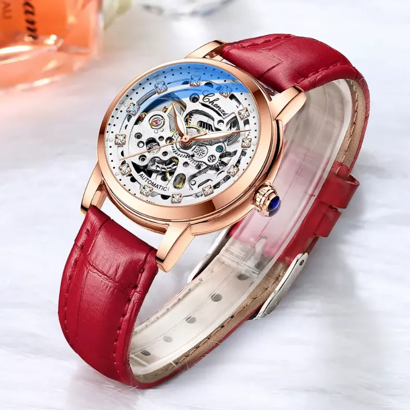 Automatic mechanical movement in CHENXI women's watch