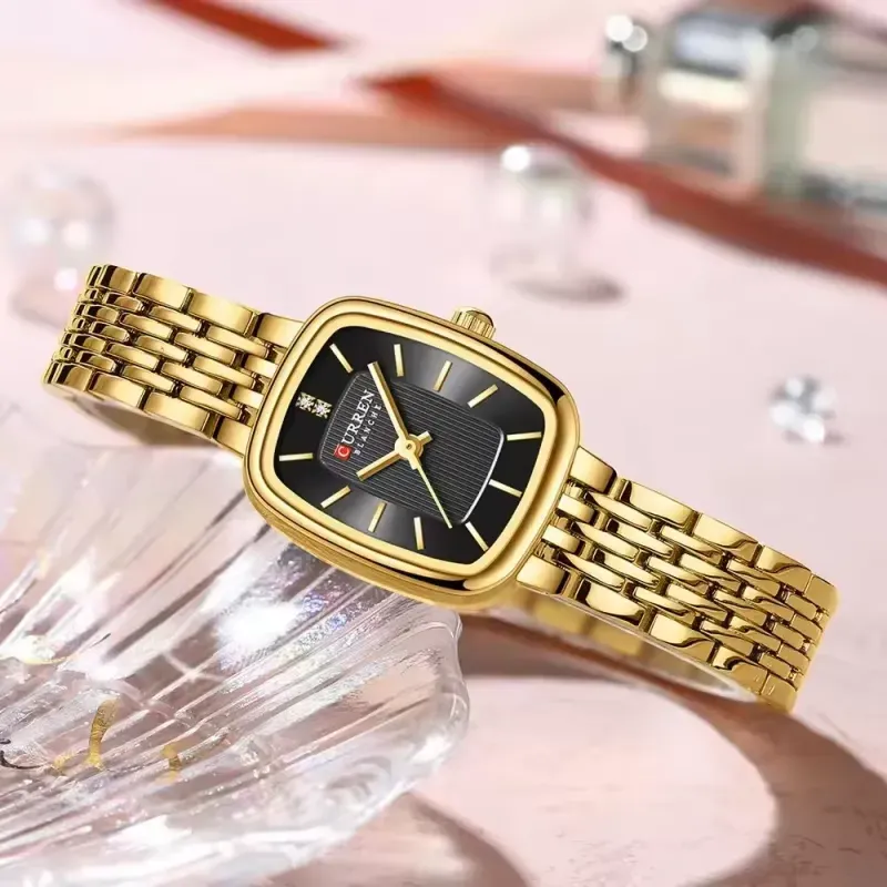 Waterproof CURREN Quartz Watch for Women - Rain/Splash Resistant