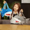 Adorable Blue and Gray Plush Shark Backpacks – Perfect for Kids and Stylish Adults