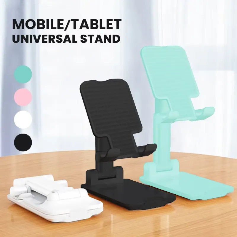 Sleek and ergonomic phone holder for desk