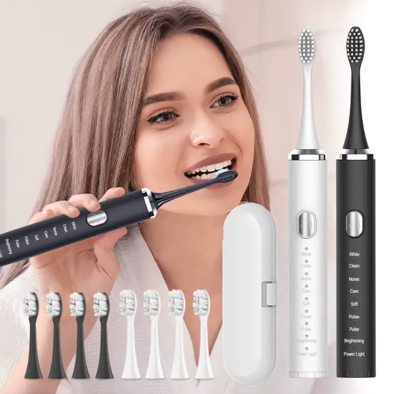 Sonic Electric Toothbrush with Multiple Cleaning Modes for Adults