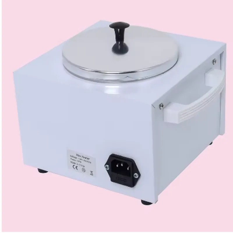 Compact single pot wax heater for professional-style home waxing.