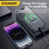 Essager Thin Wireless Power Bank 5000mAh – Magnetic 20W Fast Charging for iPhone and MagSafe