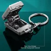 Exquisite Luggage Keychain Nail Cutter – Foldable Stainless Steel Clippers