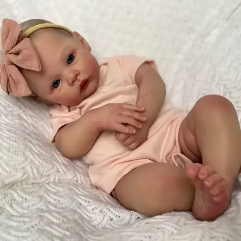 Meadow Reborn Baby Doll – 100% Handmade with 3D Skin