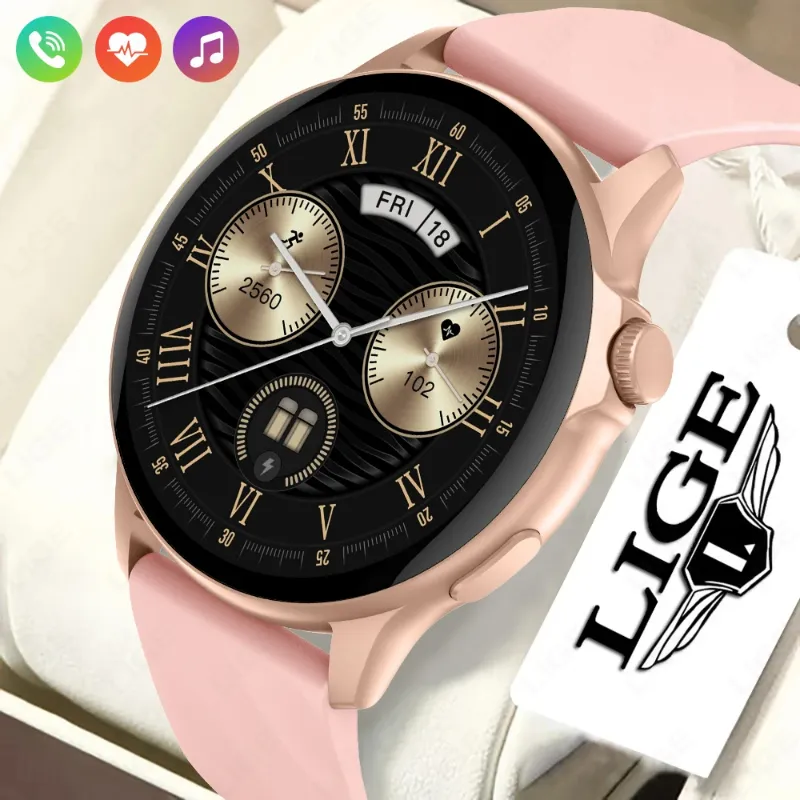 LIGE Smart Watches with Bluetooth Call - Waterproof Unisex Design