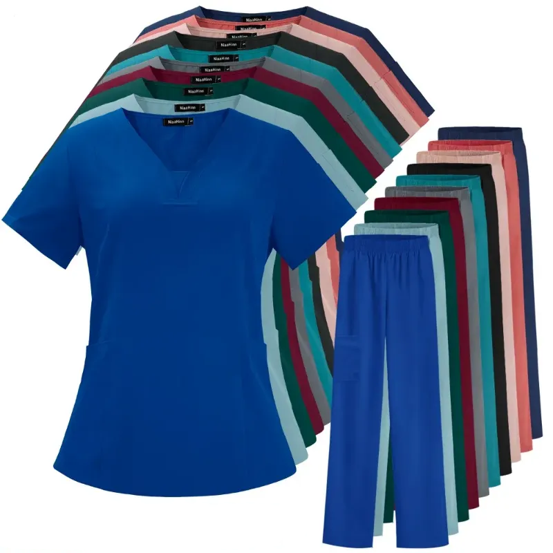 Medical staff uniform-Pet grooming professional wearing medical workwear set