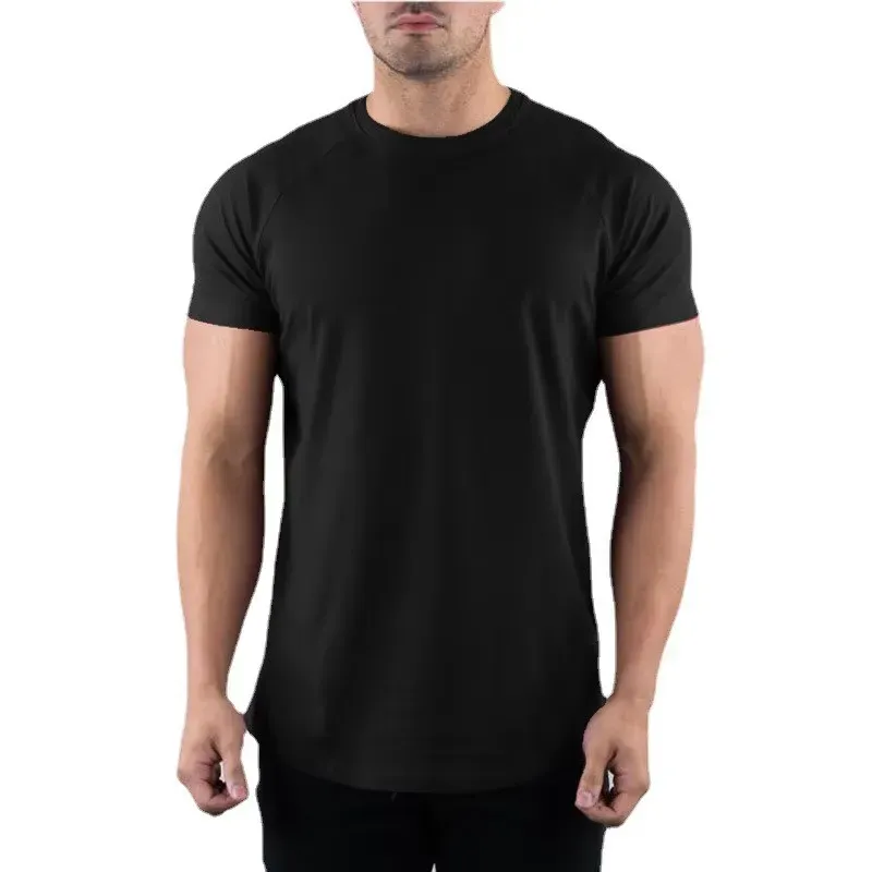Men's Workout T-shirt in black, providing a classic and timeless look.