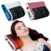 Multi-functional neck and shoulder massager with deep kneading nodes in action