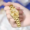 OLEVS automatic watch for women with diamond calendar dial