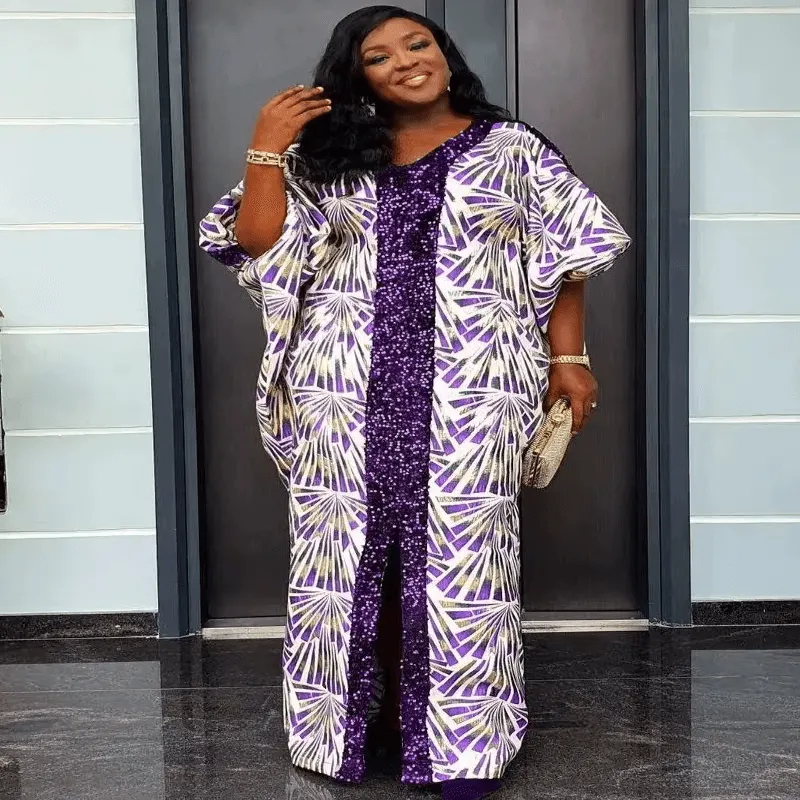 Plus Size African Dresses - Elegant Dashiki & Ankara Gown