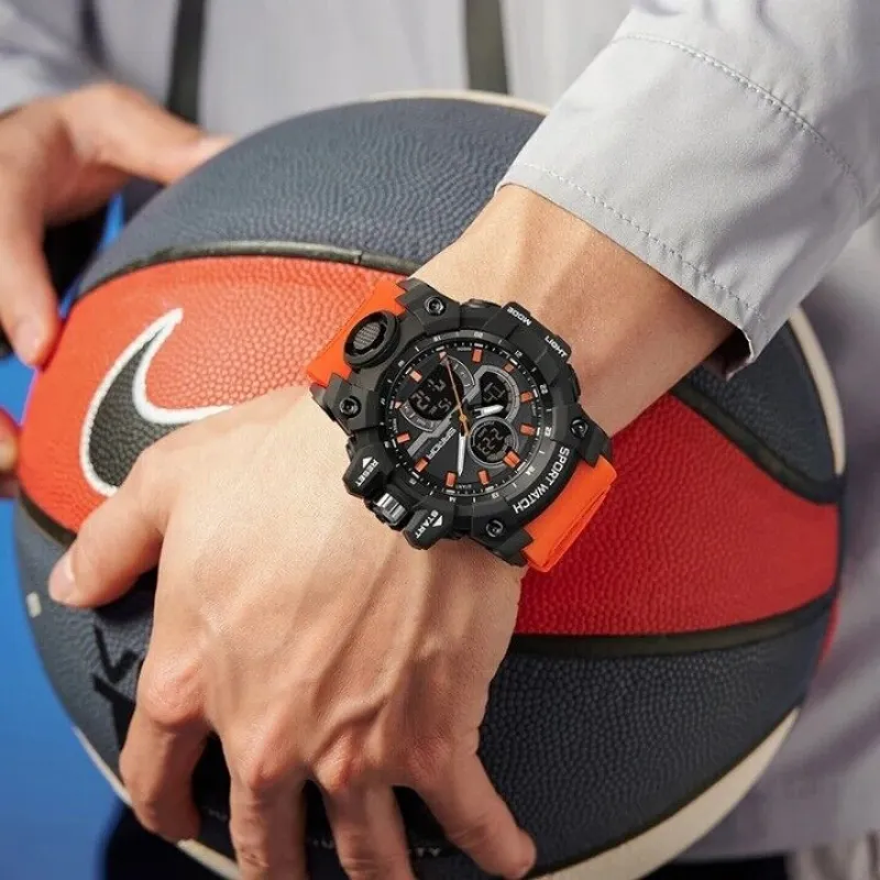 Sanda G Style Sports Watch - Lightweight Chronograph for Running, Hiking & Gym