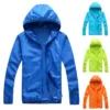 Breathable windproof sunscreen jacket with UV protection