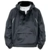 Back view of hooded Korean slim fit men’s casual jacket