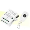 Tuya WiFi Smart Switch Controller featuring RF+WiFi connectivity, paired with a compact RF remote control for easy operation.