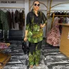 Two-Piece Pant Set for Women – African Clothing 2024, Stylish Matching Outfit for Summer