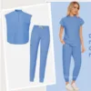 Women's Medical Scrubs Set – Ideal for Nurses, Doctors, and Spa Professionals