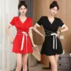 Stylish women’s work uniform for salon and spa professionals