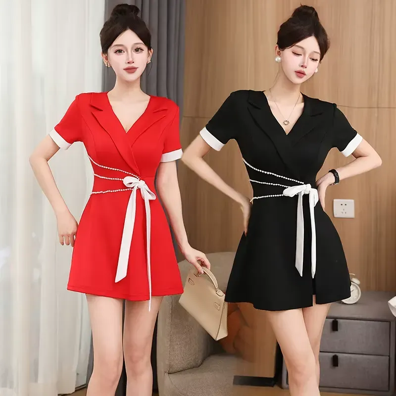 Stylish women’s work uniform for salon and spa professionals