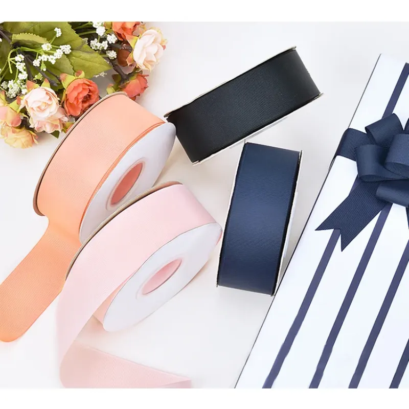 YAMA Grosgrain Ribbon Rolls in Soft Pastel Colors - Ideal for Craft Projects