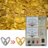 Close-up of electroplating machine with adjustable voltage dial