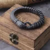 316L Stainless Steel Black Snake Chain Bracelet - Durable Jewelry for Men and Women