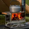 3F UL GEAR Fire Wood Stove – Compact Folding Stainless Steel Camping Heater