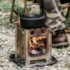 Boundless Voyage Titanium Camping Stove – Compact and Durable Wood Burning Stove